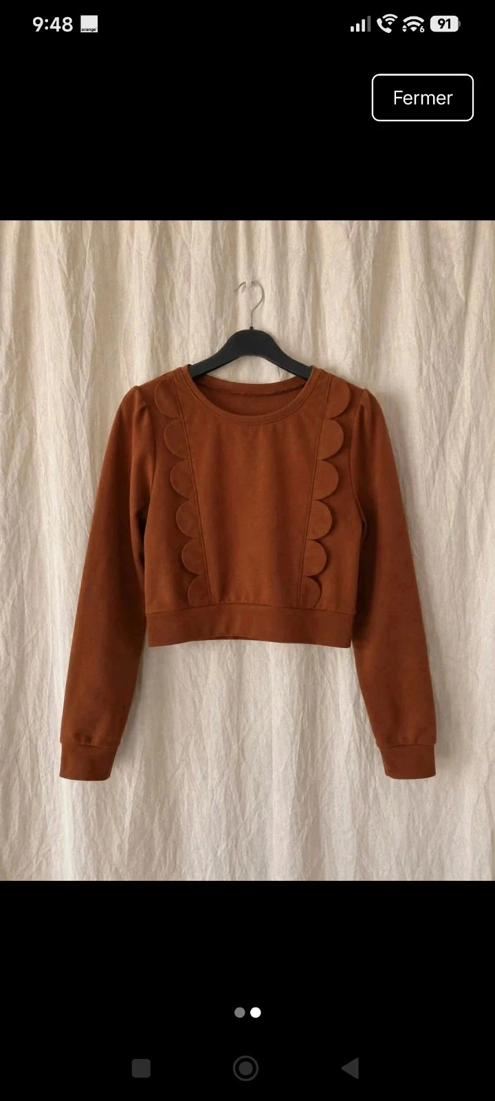 Top estilo cowboy talla S – photo 2
